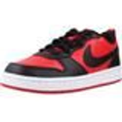Sneakers Femme Nike Court Borough Low Recraft - Rouge - Lacets - Plat