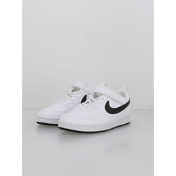 Chaussures pour Enfant - Nike - Court Borough Low Recraft - Blanc - Lacets - Plat