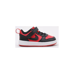 Chaussures pour Bébé et Petit enfant Nike Court Borough Low Recraft - Rouge - Lacets - Synthétique