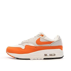 Baskets Blanches/Orange Femme Nike Air Max 1
