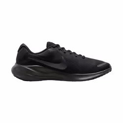 Chaussures de sport - NIKE - Revolution 7 - Homme - Noir - Talon plat - Fermeture lacets