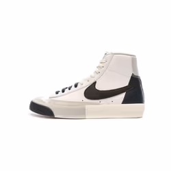 Baskets Blanches/Bleu Garçon Nike Blazer Mid 77