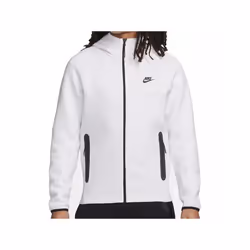 Veste de survêtement NIKE Tech Fleece Full Zip pour homme - Beige - Capuche scaphandre et poches à zip