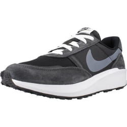 Baskets NIKE WAFFLE DEBUT Gris - Textile - Lacets - Adulte - Plat - Mixte