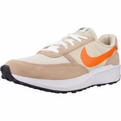 Baskets Nike Waffle Debut - Marron - Textile - Lacets - Adulte - Plat - Mixte