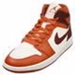 Chaussures pour Femme - NIKE - Air Jordan 1 Mid - Cuir - Lacets - Blanc BQ6472-200