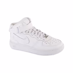 Chaussures Enfant - Nike - Air Force 1 Mid EasyOn - Blanc - Cuir - Lacets