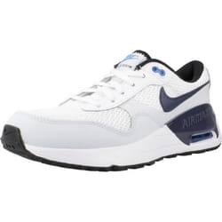 Baskets Nike Max Systm Blanc - Textile - Lacets - Adulte - Plat - Mixte