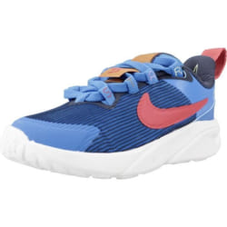 Baskets NIKE STAR RUNNER 4 - Bleu - Textile - Lacets - Adulte - Plat - Mixte