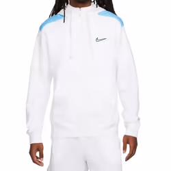 Sweat à Capuche et Zip pour Homme - Nike - Club Blanc FQ8819-100