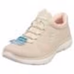Baskets - Skechers - SUMMITS VEGAN - Femme - Taupe - Textile - Lacets