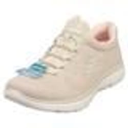 Baskets - Skechers - SUMMITS VEGAN - Femme - Taupe - Textile - Lacets