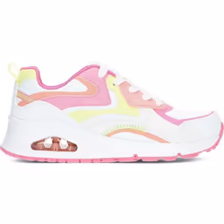 BASKETS SKECHERS UN GEN1 310547 - Femme - Blanc - Synthétique - Lacets - Plat