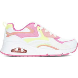 BASKETS SKECHERS UN GEN1 310547 - Femme - Blanc - Synthétique - Lacets - Plat