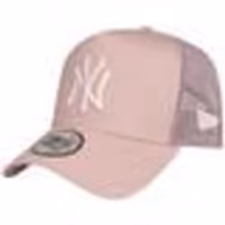 Casquette Trucker New Era - New York Yankees - Blanc et dirty rose - Homme