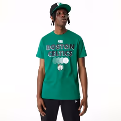 T-Shirt NBA - New Era - Boston Celtics - Vert - Homme - Manches courtes