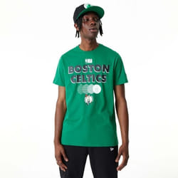 T-Shirt NBA - New Era - Boston Celtics - Vert - Homme - Manches courtes