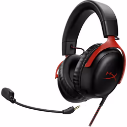 HyperX Cloud III — Casque de jeu (noir/rouge)