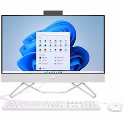 Tout-en-un PC - HP - 24-cb1009ng - Blanc - Windows 11 Famille 64 bits