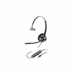 POLY Micro-casque EncorePro 310 USB-C, Avec fil, Appels/Musique, 55 g, Casque, Noir