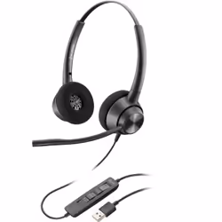 POLY Micro-casque stéréo EncorePro 320 USB-A, Avec fil, Bureau/Centre d'appels, 105 g, Casque, Noir