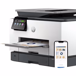 HP OfficeJet Pro Imprimante Tout-en-un 9130b, Couleur, Imprimante pour Petites/moyennes entreprises, Impression, copie, scan, fax, Sans fil; imprimer depuis un téléphone ou une tablette; chargeur automatique de documents; impression recto-verso; numérisation recto-verso; numérisation vers e-mail; numérisation vers PDF; télécopie; port avant pour lecteur Flash USB; écran tactile