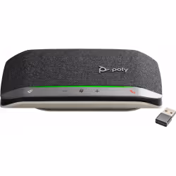 POLY Sync 20+ USB-A Speakerphone, Téléphone mobile / PC, 55 dB, 0,715 m, IP64, Boutons, Tactile, 86 dB