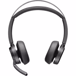 POLY Micro-casque VFOCUS2-M USB-C certifié Microsoft Teams avec socle de charge, Sans fil, Bureau/Centre d'appels, 115 g, Cas ...