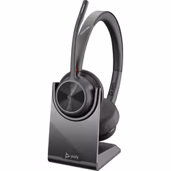 POLY Micro-casque VOYAGER 4320-M USB-A certifié Microsoft Teams, Avec fil &amp;sans fil, Bureau/Centre d'appels, 162 g, Casqu ...