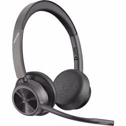 POLY Casque VOYAGER 4320-M certifié Microsoft Teams avec socle de charge