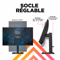 HP OMEN by HP Écran gamer FHD 165 Hz OMEN 23,8 pouces - OMEN 24 - Vue supplémentaire 10