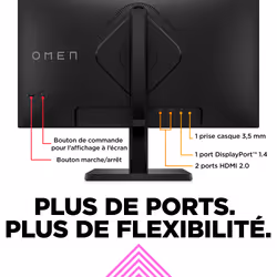 HP OMEN by HP Écran gamer FHD 165 Hz OMEN 23,8 pouces - OMEN 24 - Vue supplémentaire 14