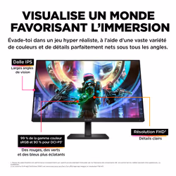HP Écran gamer FHD 165 Hz OMEN 23,8 pouces - OMEN 24 - Vue supplémentaire 11