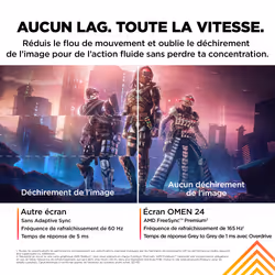 HP Écran gamer FHD 165 Hz OMEN 23,8 pouces - OMEN 24 - Vue supplémentaire 12