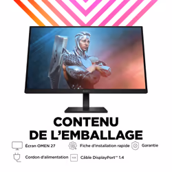 HP OMEN by HP Écran gamer FHD 165 Hz OMEN 27 pouces - OMEN 27 - Vue supplémentaire 10