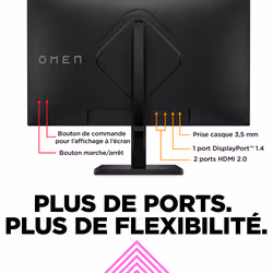 HP OMEN by HP Écran gamer FHD 165 Hz OMEN 27 pouces - OMEN 27 - Vue supplémentaire 8