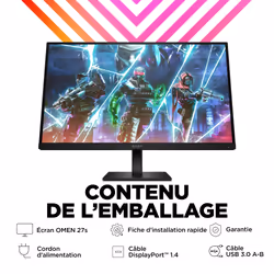 HP OMEN by HP Écran gamer FHD 240 Hz OMEN 27 pouces - OMEN 27s - Vue supplémentaire 13