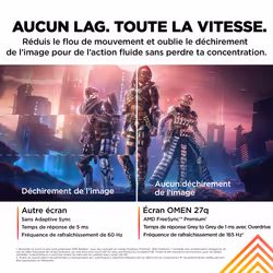 HP OMEN by HP Écran gamer QHD 165 Hz OMEN 27 pouces - OMEN 27q - Vue supplémentaire 12