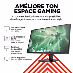 HP OMEN by HP Écran gamer QHD 165 Hz OMEN 27 pouces - OMEN 27q - Vue supplémentaire 15