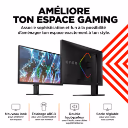 HP OMEN by HP Écran gamer QHD 240 Hz OMEN 27 pouces - OMEN 27qs - Vue supplémentaire 9