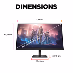 HP OMEN by HP Écran gamer QHD 165 Hz OMEN 31,5 pouces - OMEN 32q - Vue supplémentaire 12
