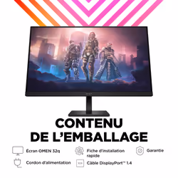 HP OMEN by HP Écran gamer QHD 165 Hz OMEN 31,5 pouces - OMEN 32q - Vue supplémentaire 15