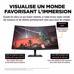 HP OMEN by HP Écran gamer incurvé QHD 165 Hz OMEN 31,5 pouces - OMEN 32c - Vue supplémentaire 17