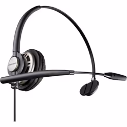 POLY Micro-casque EncorePro HW710D, Avec fil, Appels/Musique, Casque, Noir