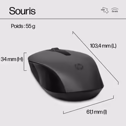 HP Ensemble combiné clavier et souris sans fil 330 - Vue supplémentaire 8