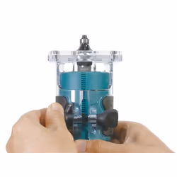 Routeur sans fil Makita DRT52Z; 18 V (sans batterie et chargeur) - Vue supplémentaire 4