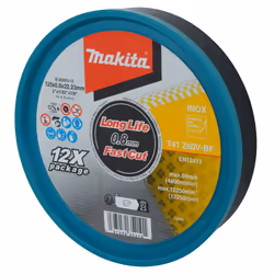 Disque abrasif Makita E-22953-12; 125x0,8 mm; 12 unités