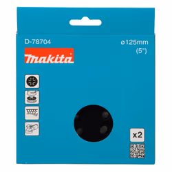 Bloc d'interface Makita D-78704; 125 mm; 2 unités