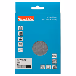 Abrasif maillé Makita D-78922; 100x150 mm; P240; 10 unités