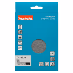 Abrasif maillé Makita D-78938; 100x150 mm; P320; 10 unités